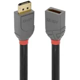 Lindy DisplayPort 1.4 Verlängerungskabel schwarz, 0.5m (36495)