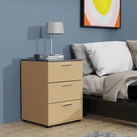 MID.YOU NachtkästchenTestalo ca. 46x59 cm Anthr./Eiche