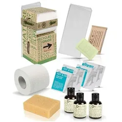 Amenities- "Gute Reise"Reinigungssets - 42 Stück