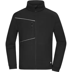 Fleece Jacket - Corduroy Look - Farbe schwarz - Größe XS
