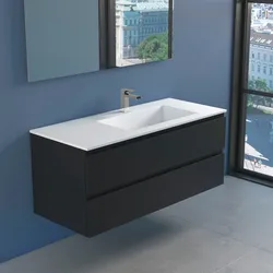 progettobagno Stresa Lago Waschtisch mit Unterschrank 120 cm, Ausführung rechts