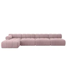 altdecor Ecksofa modulares Sofa Razon-L3 - 380x160x70 cm Rosa Cord