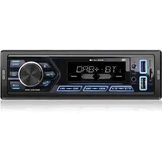 Caliber Autoradio Bluetooth 1DIN, DAB+/FM Tuner, 4x55W, USB/Micro SD, 2.1A Ladefunktion, Aux-in, Freisprecheinrichtung, RCA Ausgang, MP3/WMA/APE/FLAC/AAC