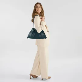 Coccinelle Dulse Schultertasche Leder Blue