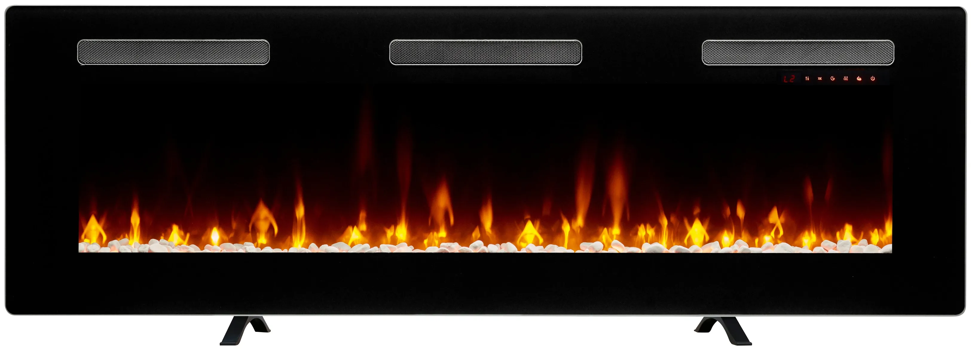 Elektrokamin DIMPLEX "Sierra 60"" Elektrokaminöfen schwarz schwarz,mit Heizung, Fernbedienung, App, Optiflame Flammeneffekt