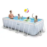 Intex Chevron Prism Frame Pool Set 400 x 200 x 100 cm inkl. Filterpumpe