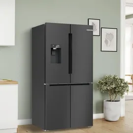 Bosch KFI96AXEA Serie 6 French Door (574 l, 1830 mm hoch, Schwarz)