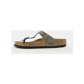 Birkenstock Gizeh Birko-Flor Nubuk stone 37