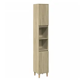 vidaXL Sonoma-Eiche Hochschrank 30 x 30 x 190 cm Holz