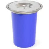 well home mobiliario & decoración Einbau-Mülleimer 8 l Blau