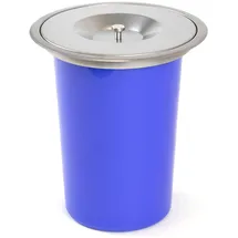 well home mobiliario & decoración Einbau-Mülleimer 8 l Blau