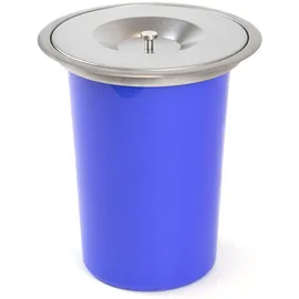 well home mobiliario & decoración Einbau-Mülleimer 8 l Blau