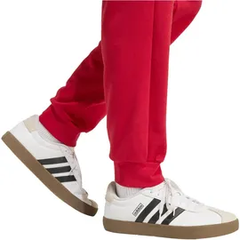 adidas M 3S FL TT TS Trainingsanzug Rot/Weiß L