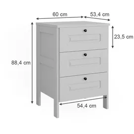 VitaliSpa Ajaton 60 x 88,4 cm Weiß