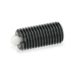 616-M4-K Federnde Druckstücke mit Bolzen, Stahl