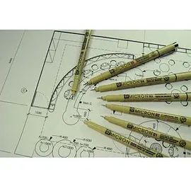 Sakura Pigma Micron Fineliner-Set farbsortiert 0,25 + 0,45 + 0,60 mm, 4 St.
