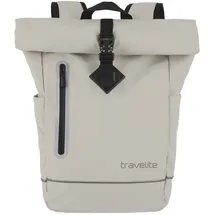 Travelite Basics Roll-Up Rucksack Plane Elfenbein - beige