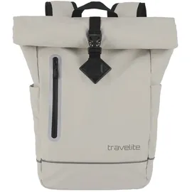 Travelite Basics Roll-Up Rucksack Plane Elfenbein - beige