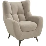 Atlantic Home Collection Sessel Shawn Teddystoff 88 x 91 x 98 cm Beige