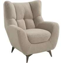 Atlantic Home Collection Sessel Shawn Teddystoff 88 x 91 x 98 cm Beige