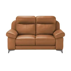 Wohnwert Sofa 2-sitzig aus Echtleder Arianna ¦ braun ¦ Maße (cm): B: 168 H: 98 T: 103