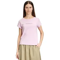 Cartoon Printshirt mit Rundhalsausschnitt Patch Pink/Purple | 42