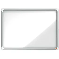 Anschlagbrett Nobo Weiß Aluminium Kristall 69,2 x 97,2 x 4,5 cm
