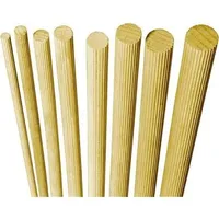 Facett Riffelstab Buche Länge 1,00 m D. 20 mm