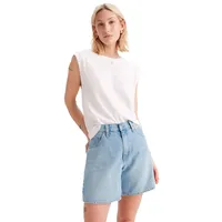 Levi's Damen. A8794-0001 Boxy-T-Shirt weiß (S), Lässig, Baumwolle, Ärmellos