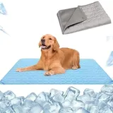 SWZEC hundeliebling pet cool v.3 - Premium kühlmatte für Hunde (XXL 150X100,Grau)