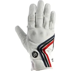Helstons Line Motorrad Handschuhe, weiss-rot-blau, Größe 2XL für Männer