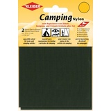 Kleiber + Co.GmbH Camping-Nylon-selbstklebend, Khaki, ca. 10 cm x 12 cm
