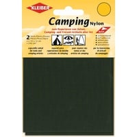 Kleiber + Co.GmbH Camping-Nylon-selbstklebend, Khaki, ca. 10 cm x 12 cm