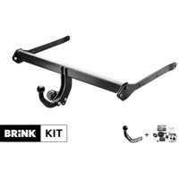 BRINK Anhängevorrichtung Rückseite 12V für SKODA 451440