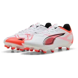 Puma Ultra 5 Play FG/AG Fußballschuhe Damen 01 white/black/glowing red 38.5
