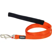 Red Dingo Hundeleine, unifarben, Orange, 12 mm x 1,2 m