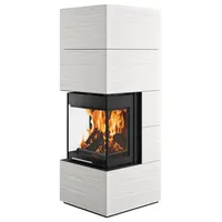 Oranier Kaminbausatz ORANIER "Club Tre", weiß (schwarz), Kaminöfen