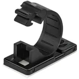 Startech StarTech.com 100 Selbstklebende Kabelklemmen Mittel - PC Kabelmanagement/Kabelhalterung - Kabel Organisator - Netzwerk/U