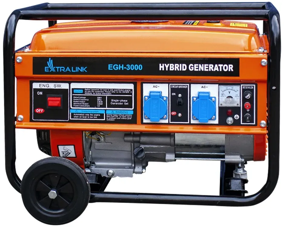 Extralink Stromgenerator EGH-3000 hybrid, 3kW 1F, 2800 W, 220 V, 15 l, Erdgas, F