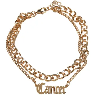 URBAN CLASSICS Zodiac Golden Anklet, - Goldfarben