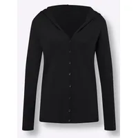Heine Strickjacke Cardigan Langarm Schwarz 40