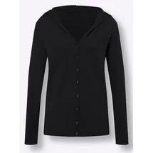 Heine Strickjacke Cardigan Langarm Schwarz 40