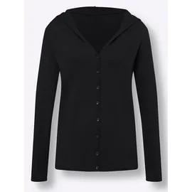 Heine Strickjacke Cardigan Langarm Schwarz 40
