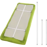 Wenko Betttuchspanner extra lang 3-teiliges Set, - Weiß