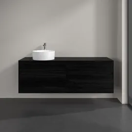 Villeroy & Boch Waschtischunterschrank 4 Auszüge 160 x 54,8 x 50 cm Schwarz