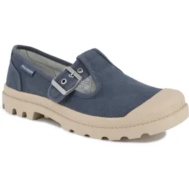 Palladium Unisex Pampa M-Jane Washed Mary Flat, Vintage Indigo, 39