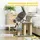 PawHut Hundetreppe 3 Stufen 54 cm Grau