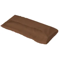 EXKLUSIV HEIMTEXTIL Liegestuhlauflage mit Kapuze 500g/m2 70x200x20 cm Schoko