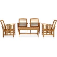 vidaXL 5-tlg Garten-Lounge-Set Massivholz Akazie