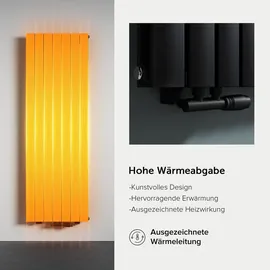 doporro Flachheizkörper 1600 x 300 mm 510 W anthrazit Mittelventil